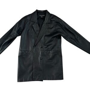 Savannah Women's Black Trench Coat